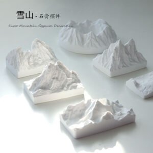 Plaster Snow Mountain Photography Prop – Decorative Rockery Display Backdrop