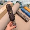 GOYARD Houndstooth Folding Umbrella - Rain & UV Sun Parasol with Gift Box