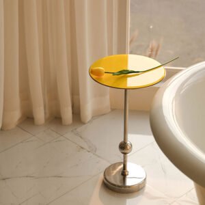 Mini Corner Side Table - Removable Top, 30 x 30 x 53 cm