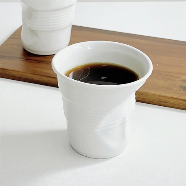 O1CN01Bf46WN1ZA7hSV3DjW_2209539973153-0-cib French Folded Ceramic Coffee Cup (180ml)