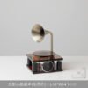 Retro Italian-Style Gramophone & Figure Desktop Ornament - Model Room Decor