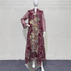 Amazon’s Best-Selling Mesh Embroidered Long Dress