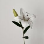 2-Head Lily Artificial Flower - Home Decor & Wedding Photography Prop