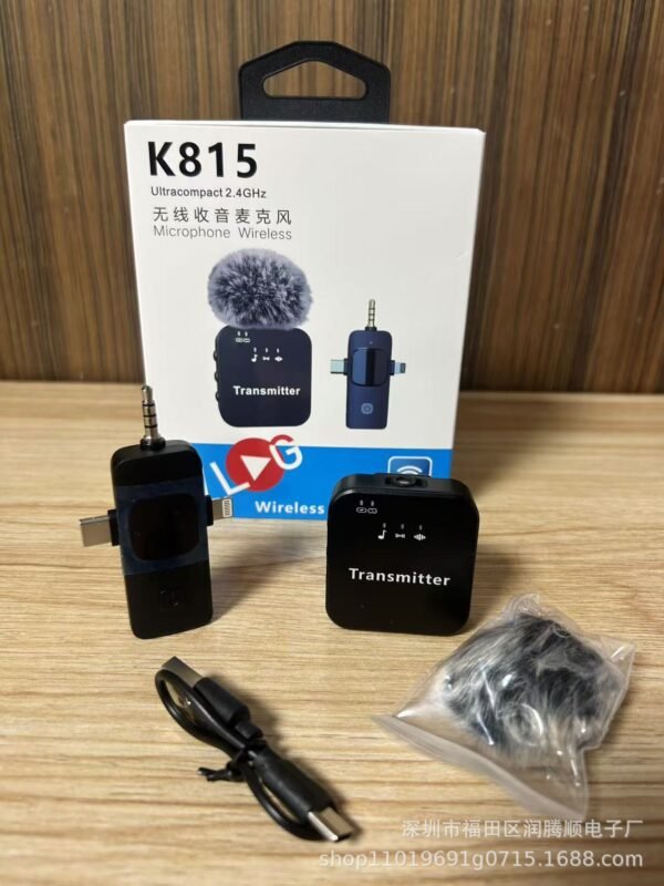 Wireless Lavalier Microphone for Phone Recording & Live Streaming