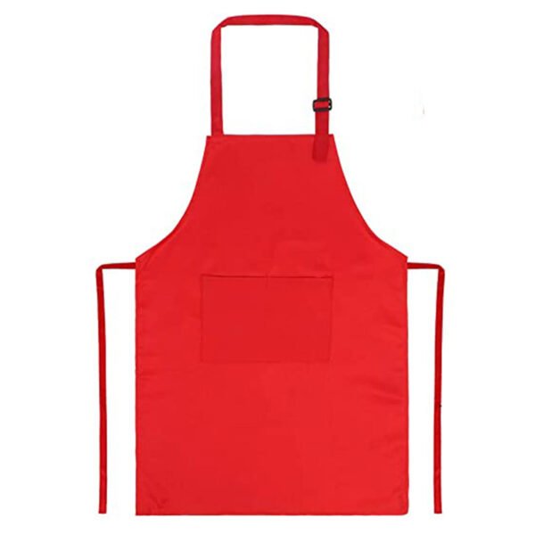 Plain Cotton Blend Apron and Chef Hat — Adult and Children Sizes