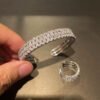 O1CN01DBxmSm1UW2Mm5hS5k_3935692524-0-cib Pavé-Set Cubic Zirconia Bangle and Ring - White Gold-Plated Jewellery