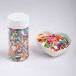 Colorful Sugar Bead Cake Sprinkles - Mixed Sugar Decorations for Baking