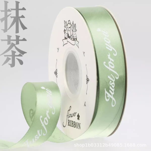 O1CN01DfH6Rr2HMLQXwEVZf_2218120889136-0-cib Satin Ribbon with English Letters for Floral Gift Wrapping