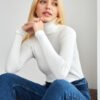 Turtleneck Knit Base Layer - Slim Pullover Jumper, 24 Colours