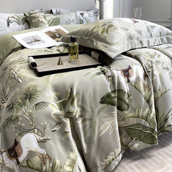 O1CN01EhE7eA20maVteJMrL_2211305706892-0-cib Ice Silk Tencel Bedding Set - Washed Silky Sheets, 3 or 4 Piece