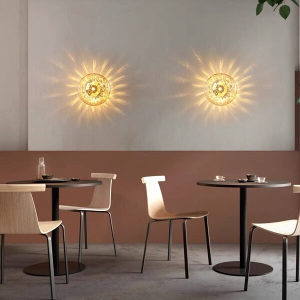 Minimalist Art Wall Light — Designer Corridor and Bedside Sconce
