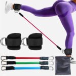 Ankle Strap and Resistance Tube Training Set — Glute and Leg Cable Kit