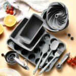 Baking Tin and Utensil Range - Cake, Toast and Chiffon Moulds with 18-Piece Set