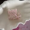 O1CN01FW4eJR2A6aTrVO20x_3192968154-0-cib Cute Floral Bow Hair Claw Clip - Small Shark Clip for Half-Up Hairstyles
