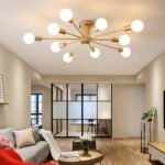 Minimalist Wire-Drop Chandelier - 6, 8 and 10-Head Ceiling Light