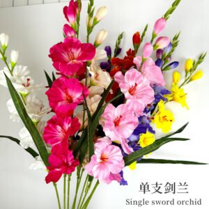 Artificial Gladiolus Flower Stem - Silk Wedding & Event Decor