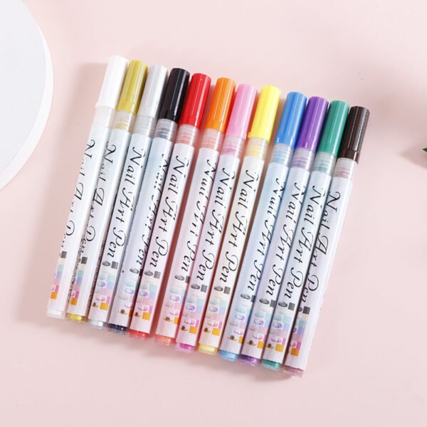 0.5mm Nail Art Liner Pen - Water-Based Acrylic Dotting and Detail Marker