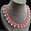 Chinoiserie Multi-Layered Lace Beaded Necklace