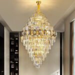 Villa Large LED Chandelier - Duplex Stair Lamp