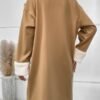 Wool-Blend Workwear Coat - Elegant Casual Outerwear, S to 5XL