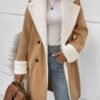 Wool-Blend Workwear Coat - Elegant Casual Outerwear, S to 5XL