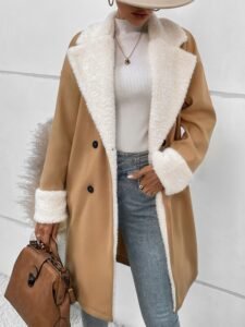 Manteau de travail en laine mélangée – Vêtements d'extérieur élégants et décontractés, S à 5XL