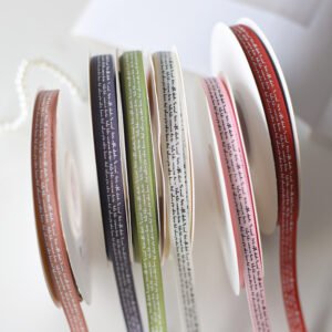 1cm Satin Ribbon Roll - Macaron Color Ribbon for Bouquets & Baking