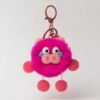 Cute Fuzzy Animal Bag Charm Keychain