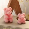 Rose Bear Scented Candle - Valentine's Gift Wax Ornament