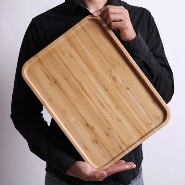 Japanese Bamboo Serving Trays - Round, Square & Rectangular Tea Trays