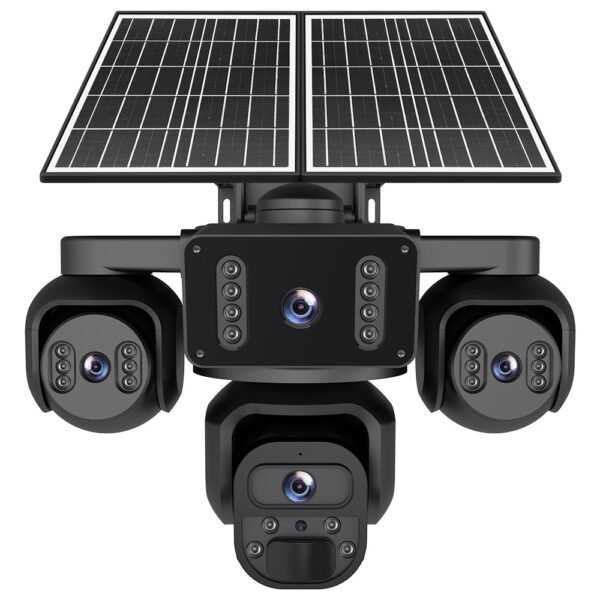 4-Lens Solar 4G Security Camera — 20 MP Outdoor AOV Surveillance