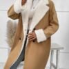 Wool-Blend Workwear Coat - Elegant Casual Outerwear, S to 5XL