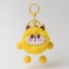 Cute Fuzzy Animal Bag Charm Keychain