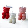 Rose Bear Scented Candle - Valentine's Gift Wax Ornament