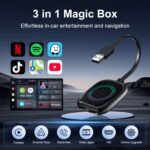 Wireless CarPlay & Android Auto Adapter — HDMI Video Box