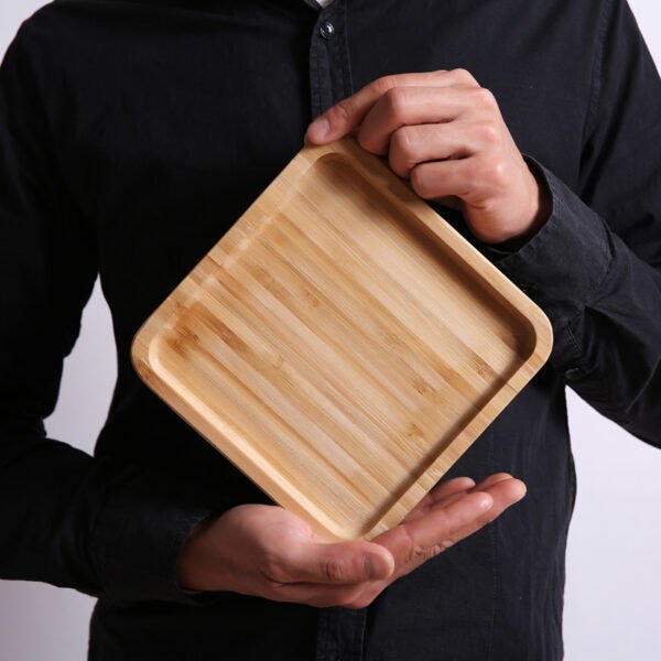 Japanese Bamboo Serving Trays - Round, Square & Rectangular Tea Trays