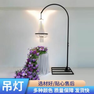 Crystal Tassel Aisle Chandelier & Stand — Wedding Hall Welcome Prop