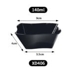 Mini Disposable Black Dessert Tableware - Mousse Cups, Appetizer Plates, Spoons & Forks