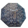 GOYARD Houndstooth Folding Umbrella - Rain & UV Sun Parasol with Gift Box