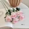 Single Stem Artificial Rose - 7cm Bloom, Wedding & Home Decor