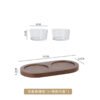Glass Snack Bowls with Lids - Japanese Style Dried Fruit Serving Set