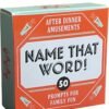 English Party Card Game (Charades, Truth or Dare & Family Games)