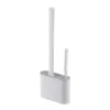 Silicone Toilet Brush with Wall-Mounted Base