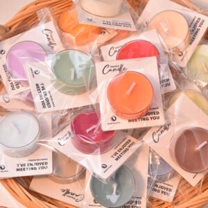 Scented Tealight Candles - 4 Hour Burn, Soy Wax