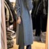 Mid-Length Turtleneck Jumper - Loose Fit with High Side Splits