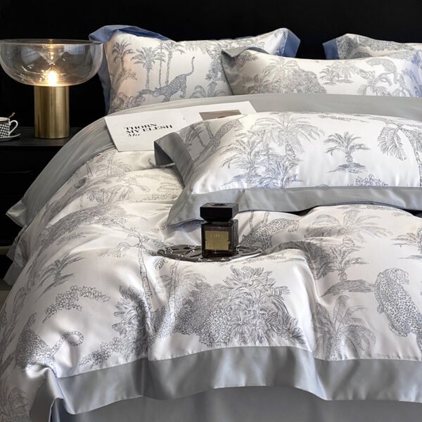 O1CN01PFRfpu20maYAQskM5_2211305706892-0-cib Ice Silk Tencel Bedding Set - Washed Silky Sheets, 3 or 4 Piece