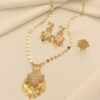 Ethnic Style Tassel Necklace 3-Piece Jewelry Set