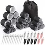 Self-Adhesive Hair Roller Sets - Multi-Size Heat-Free Curlers