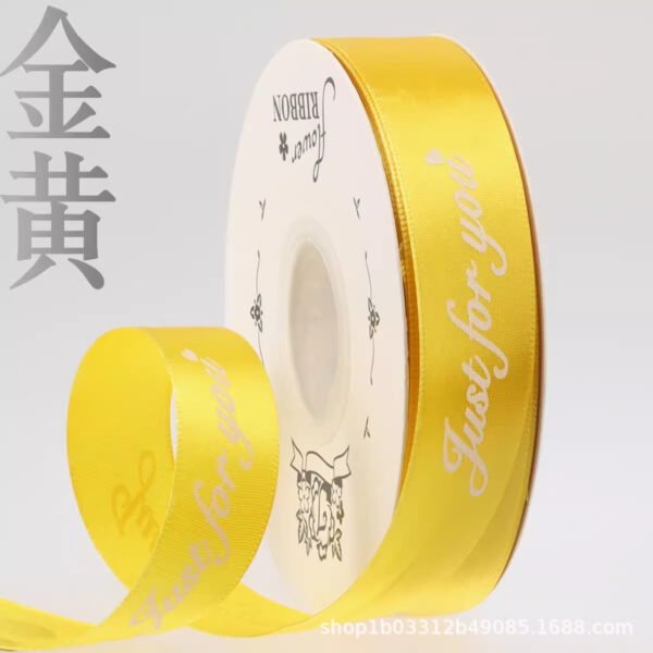 O1CN01PaIvkY2HMLQTrT1yk_2218120889136-0-cib Satin Ribbon with English Letters for Floral Gift Wrapping