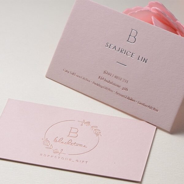 O1CN01Q4euVj1YVos7uXLjb_2200719903065-0-cib 600 g Italian Pink Cotton Card - Gold Foil Stamped Printing